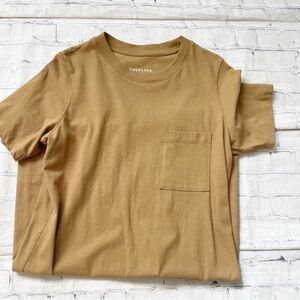 Everlane Mustard Yellow Weekend Tee Dress